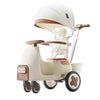2 In 1 Hooded Baby Stroller/Walker, Parents Push Car, For Age 1+  Biege