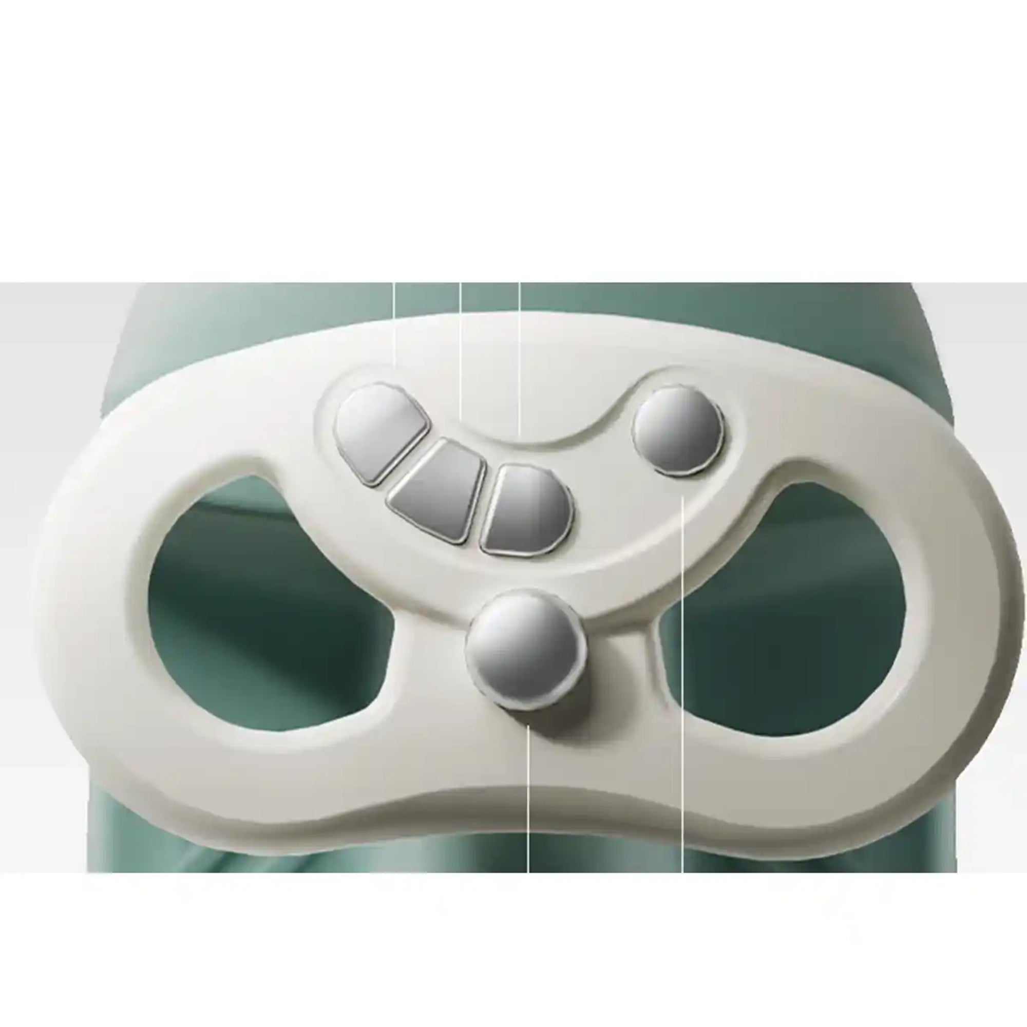 2 In 1 Hooded Baby Stroller/Walker, Parents Push Car, For Age 1+  Light Green