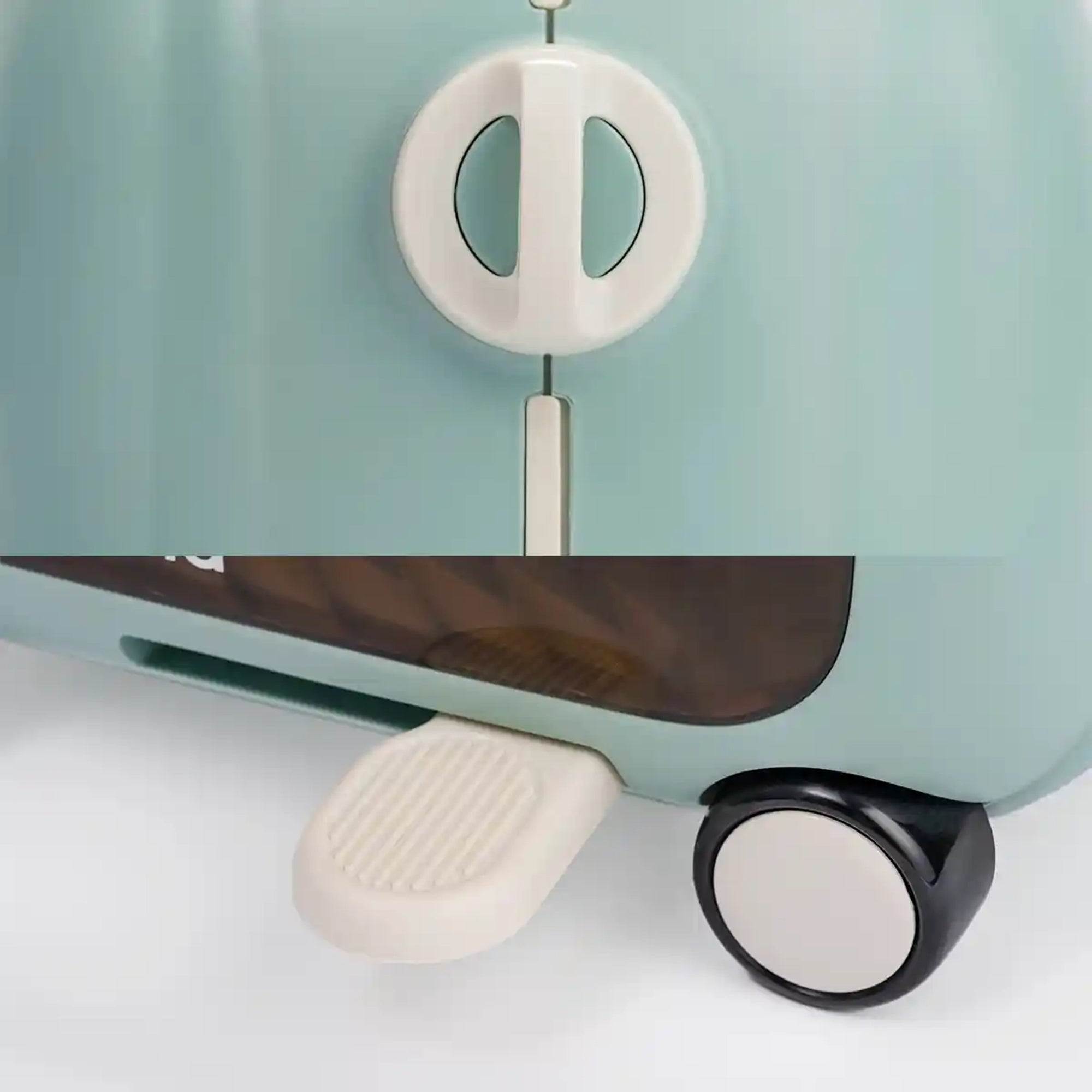 Kids Ride-On Suitcase, Light Green For Age 3+