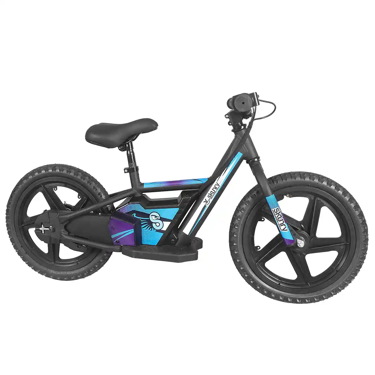 Kids' Electric Balance Bike with 16-inch Pneumatic Tires, 18V 5Ah Lithium Battery, and Kickstand, Ideal for Ages 6 and Up
