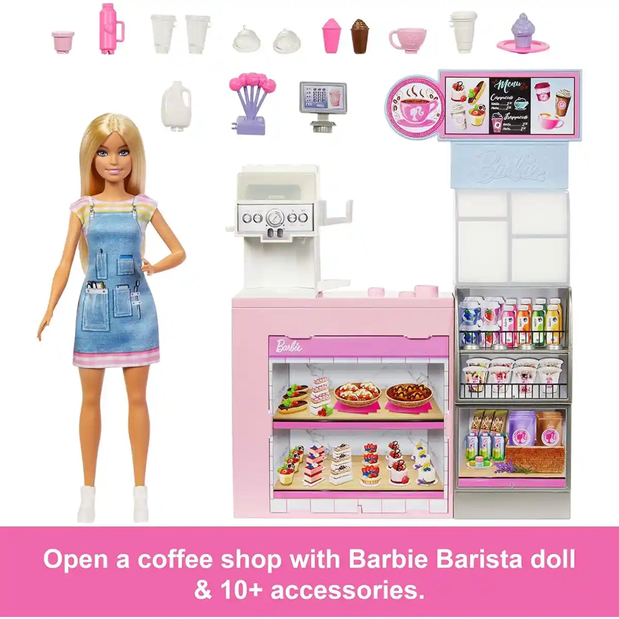 Barbie Coffee Shop Playset (Refreshed)