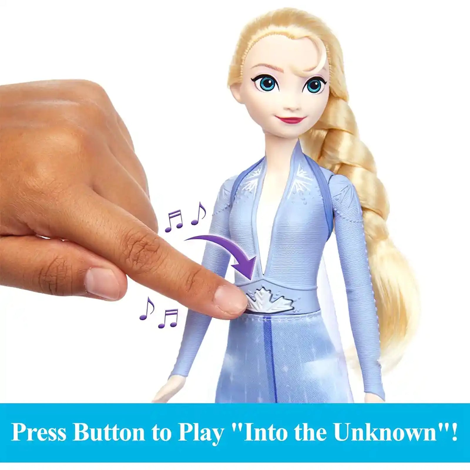Disney Frozen Fashion Dolls Singing Doll Elsa  "INTO THE UNKNOWN" -  English