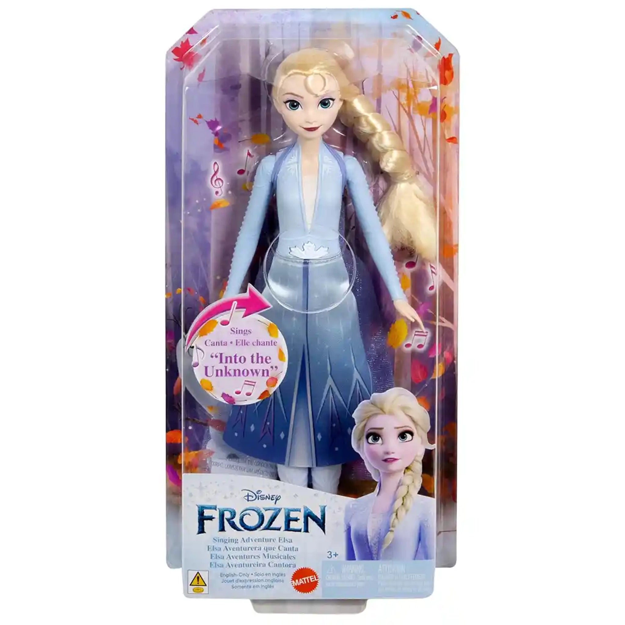 Disney Frozen Fashion Dolls Singing Doll Elsa  "INTO THE UNKNOWN" -  English