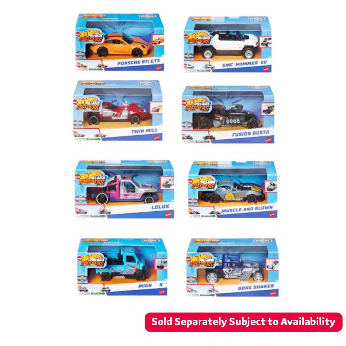 Hot Wheels Pull-Back Speeders Asst.