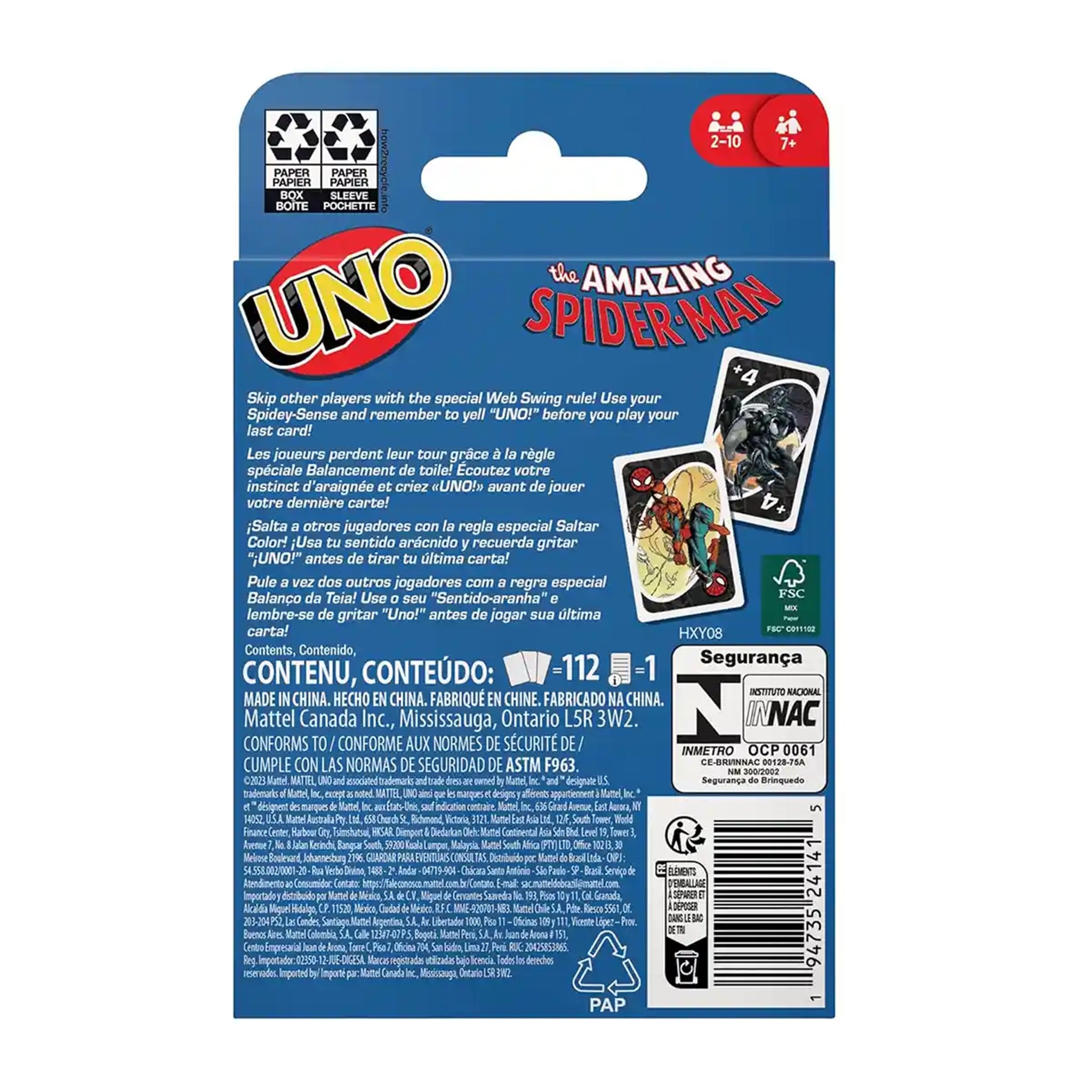 UNO SPIDER-MAN