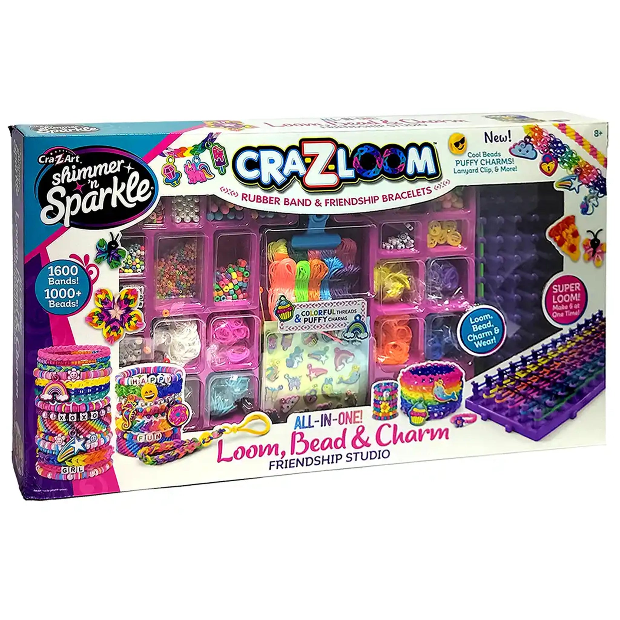 CraZLoom All-in-One Loom Bead & Charm Friendship Studio