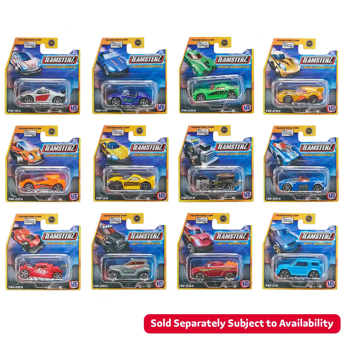 Teamsterz Street Machines Die-Cast Cars Single Blister
