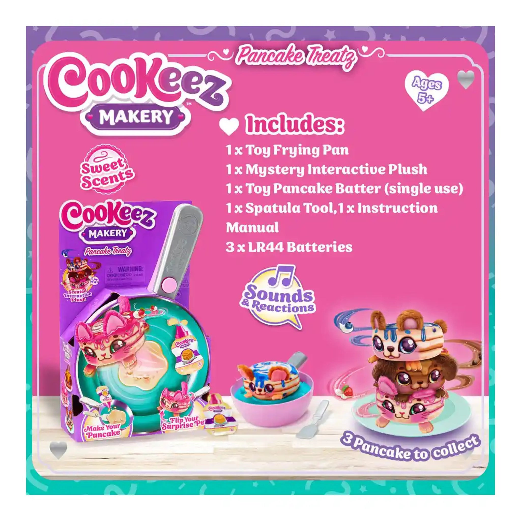 COOKEEZ MAKERY PANCAKE TREATZ S2 B/O