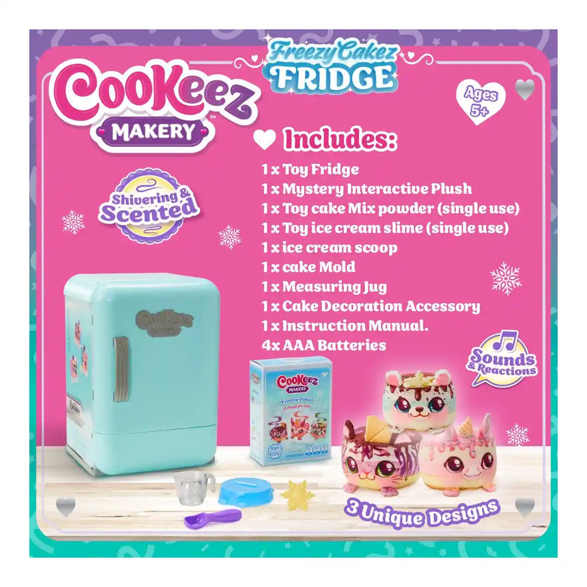 COOKEEZ MAKERY FREEZY CAKEZ FRIDGE S2B/O