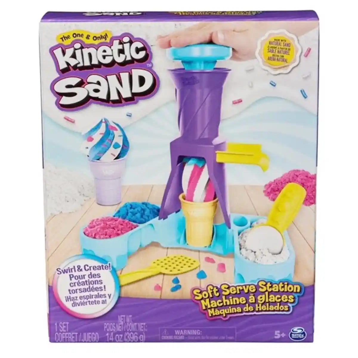 Kinetic Sand Soft Serve Station