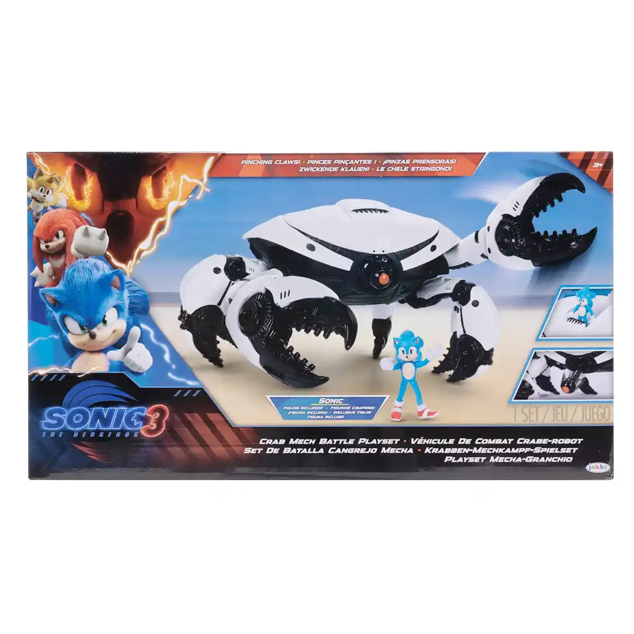 Sonic3 Movie 2.5"Fig CrabMech Btle Plyst