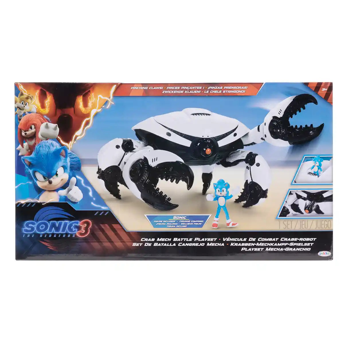 Sonic3 Movie 2.5" Fig Crab Mech Battle Playset