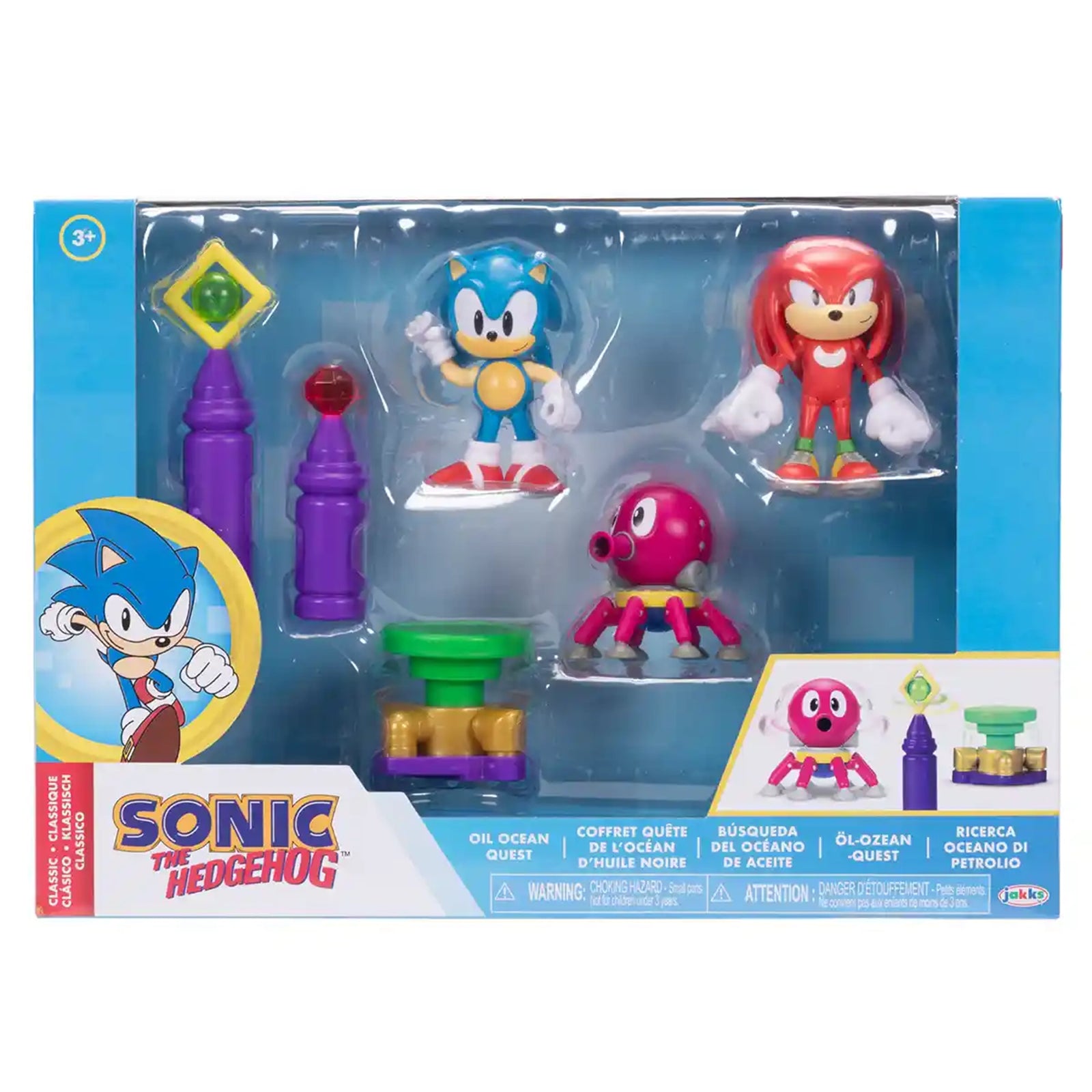 Sonic 2.5" Fig Oil OceanQuestDioramaSet