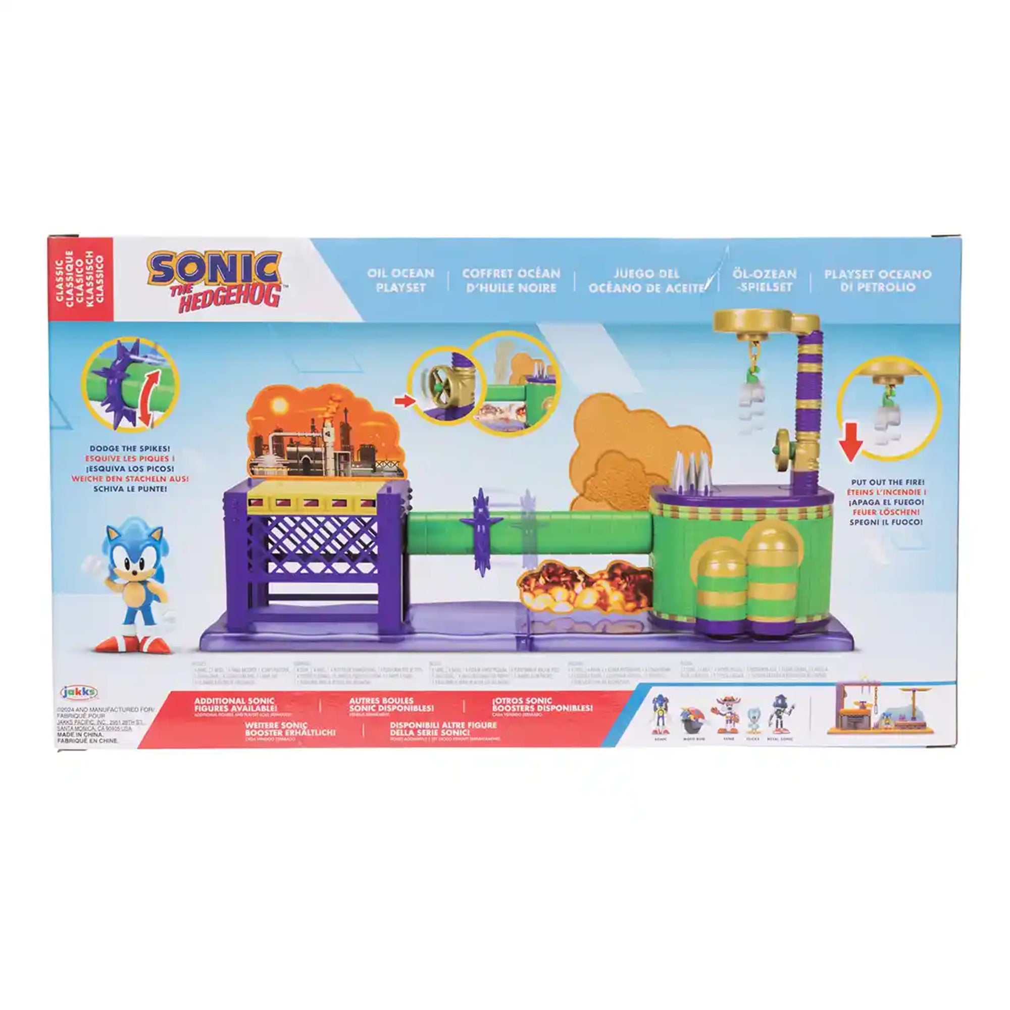 Sonic 2.5" Fig Oil Ocean Playset