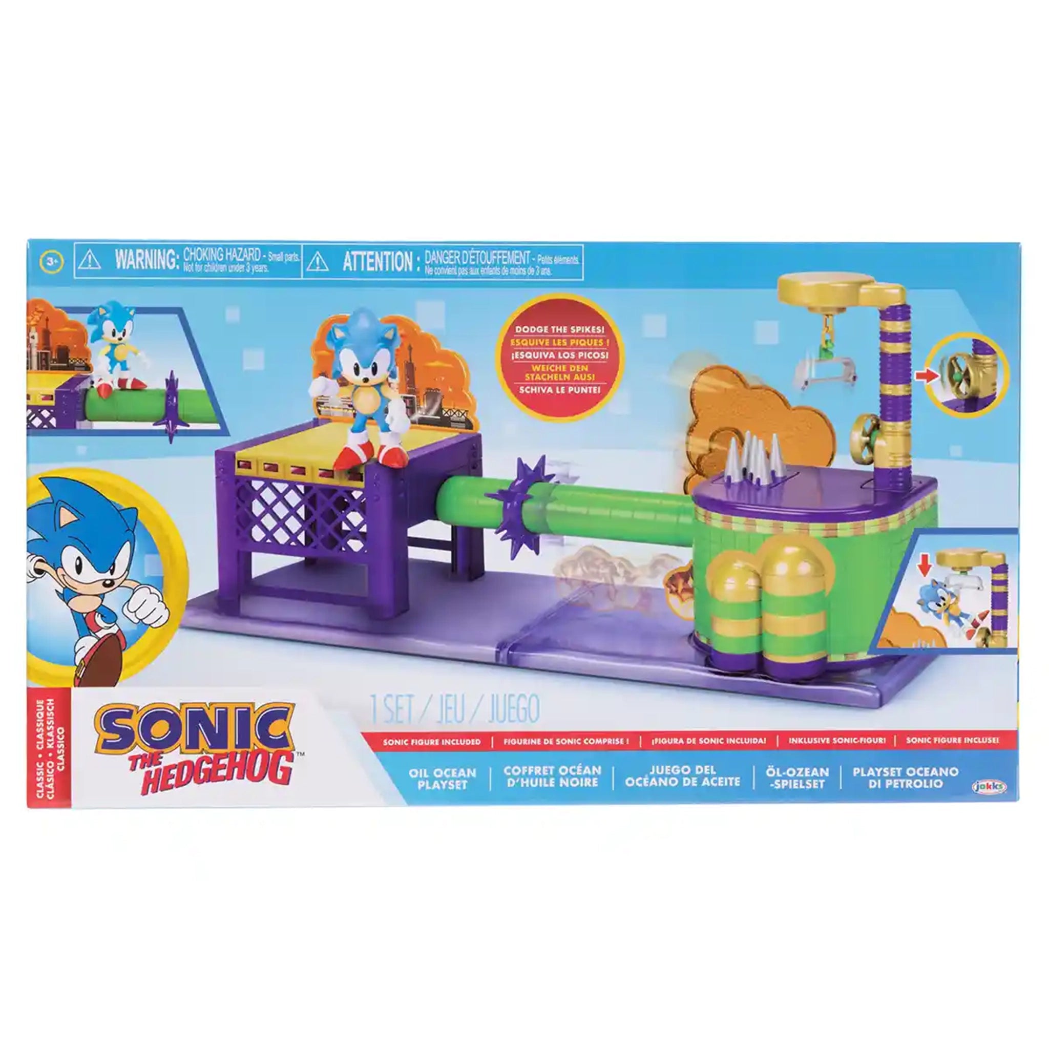 Sonic 2.5" Fig Oil Ocean Playset
