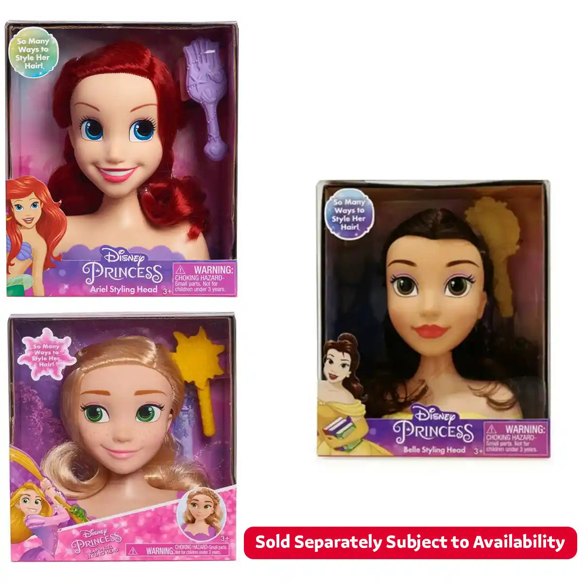 Disney Princess Mini Styling Head Assortment