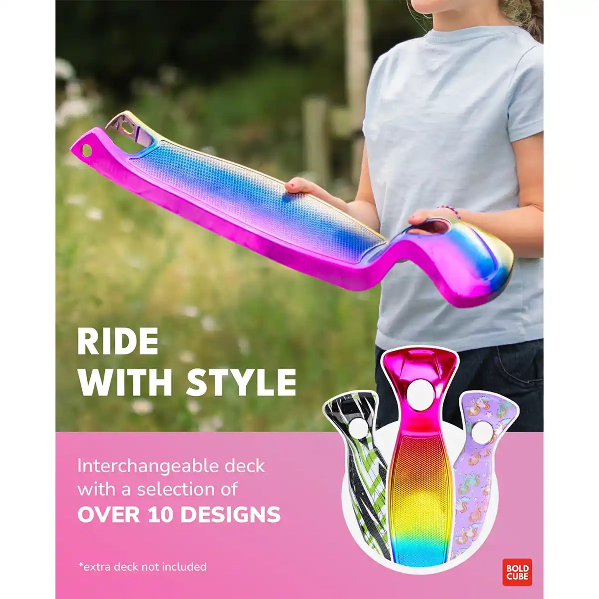 BoldCube 3 Wheel Scooter Big Fold Kitty Love