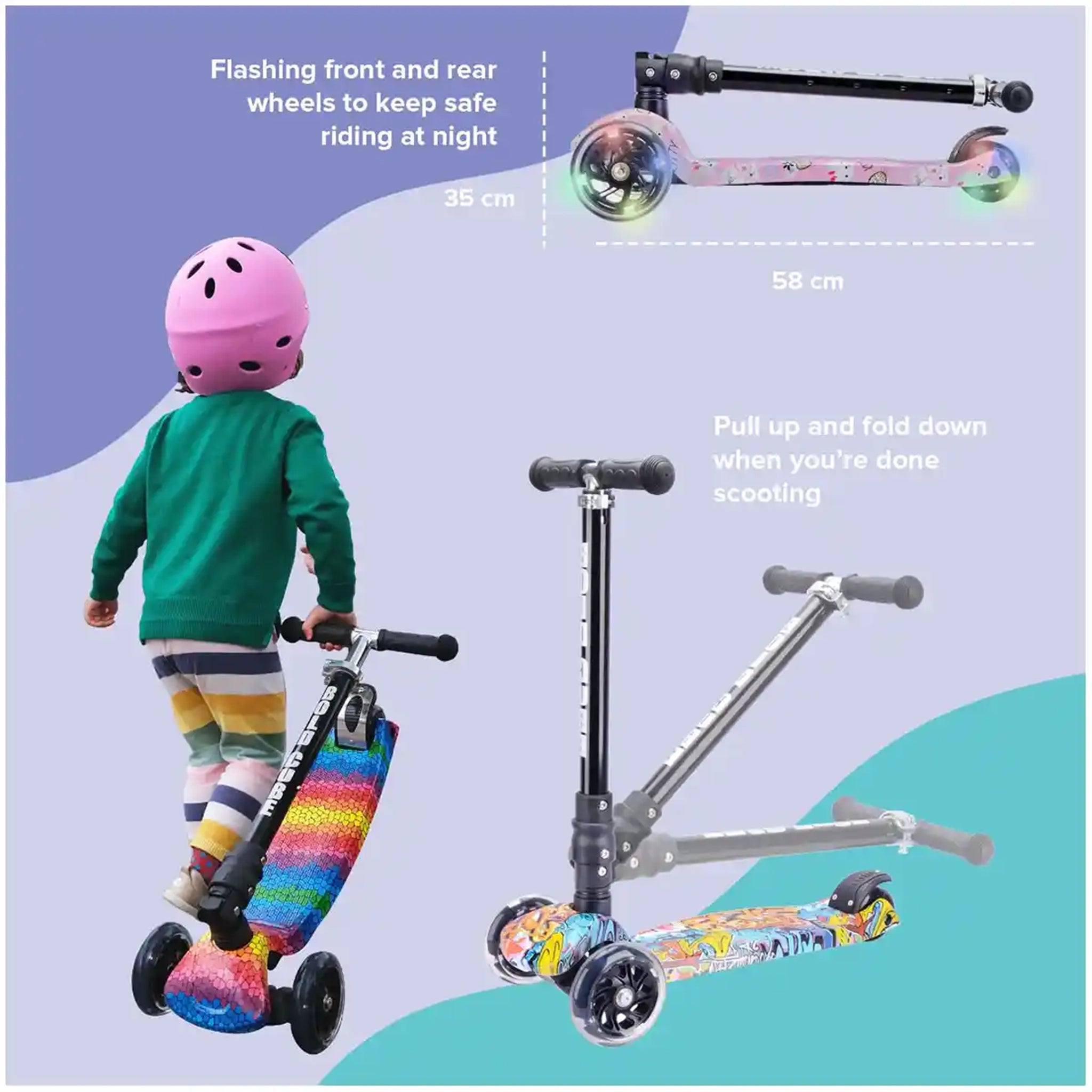 Bold Cube 3WS Big Fold Electro Dark Night