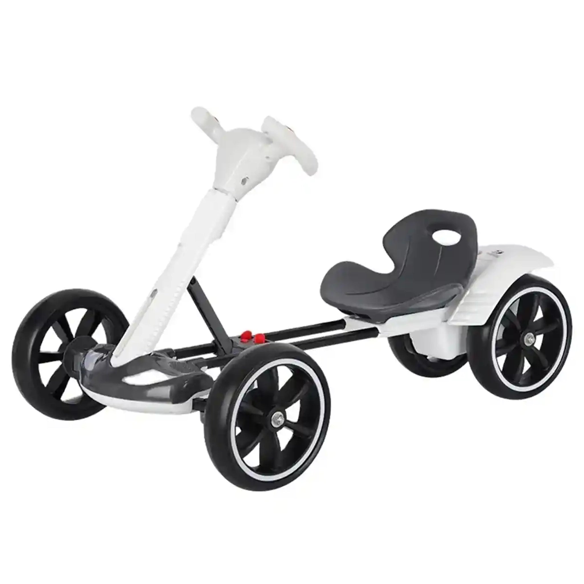 6V Foldable Electric Go Kart for 3yrs+_ White