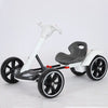 6V Foldable Electric Go Kart for 3yrs+_ White