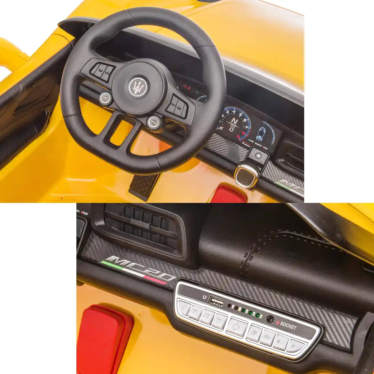 Licensed Maserati MC20_Yellow