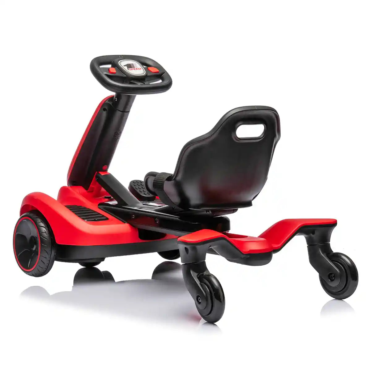 Go-Kart with 2-Way Adjustable Seat for 3Yrs+ Red