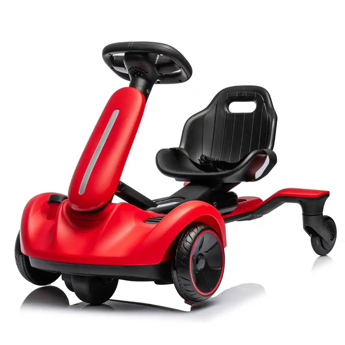 Go-Kart with 2-Way Adjustable Seat for 3Yrs+ Red