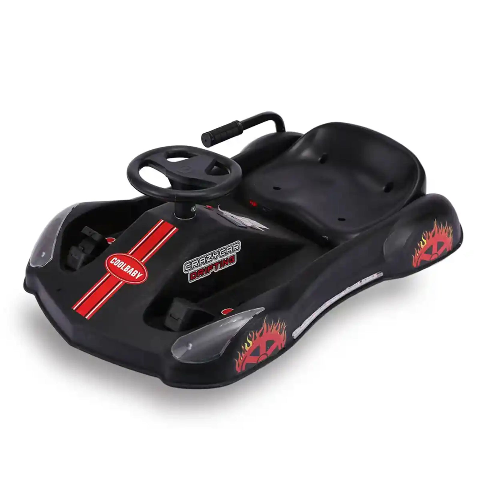 Crazy Cart Drift Electric Ride on Toy Black