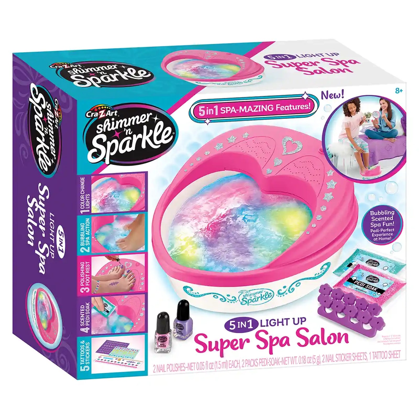 SNS 5-in-1 Light Up Super Spa Salon
