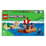 Lego Minecraft The Pirate Ship Voyage Boat Playset 21259