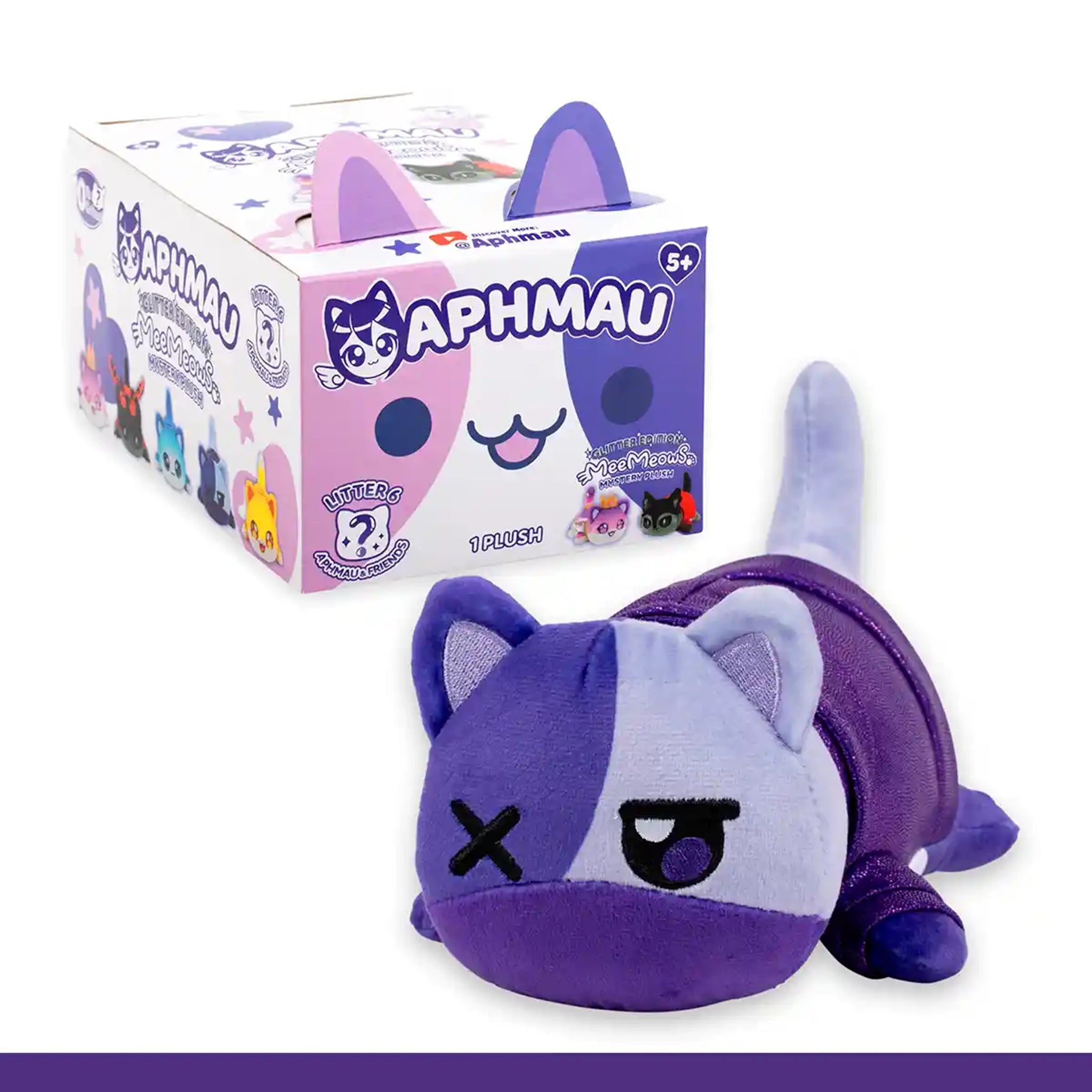 Aphmau Glitter Edition MeeMeows Mystery Plush 6inch
