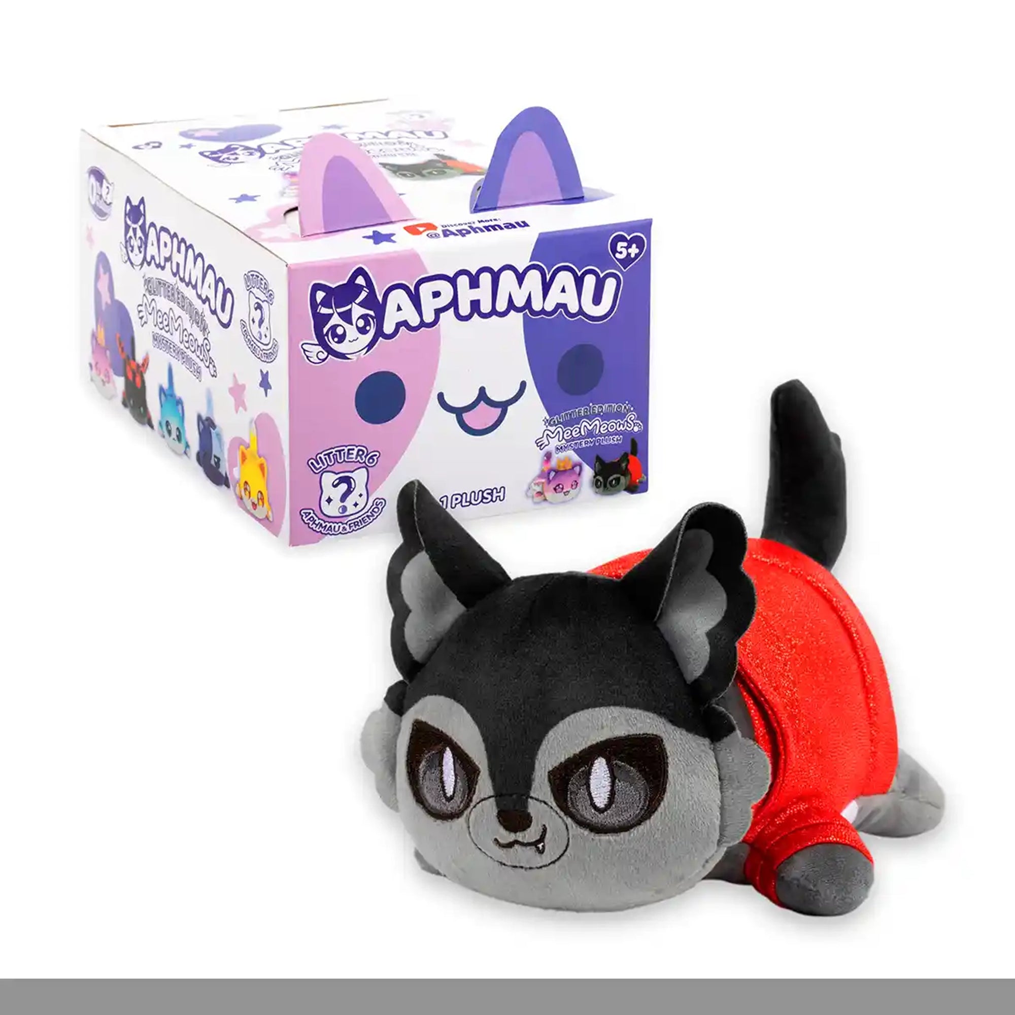 Aphmau Glitter Edition MeeMeows Mystery Plush 6inch