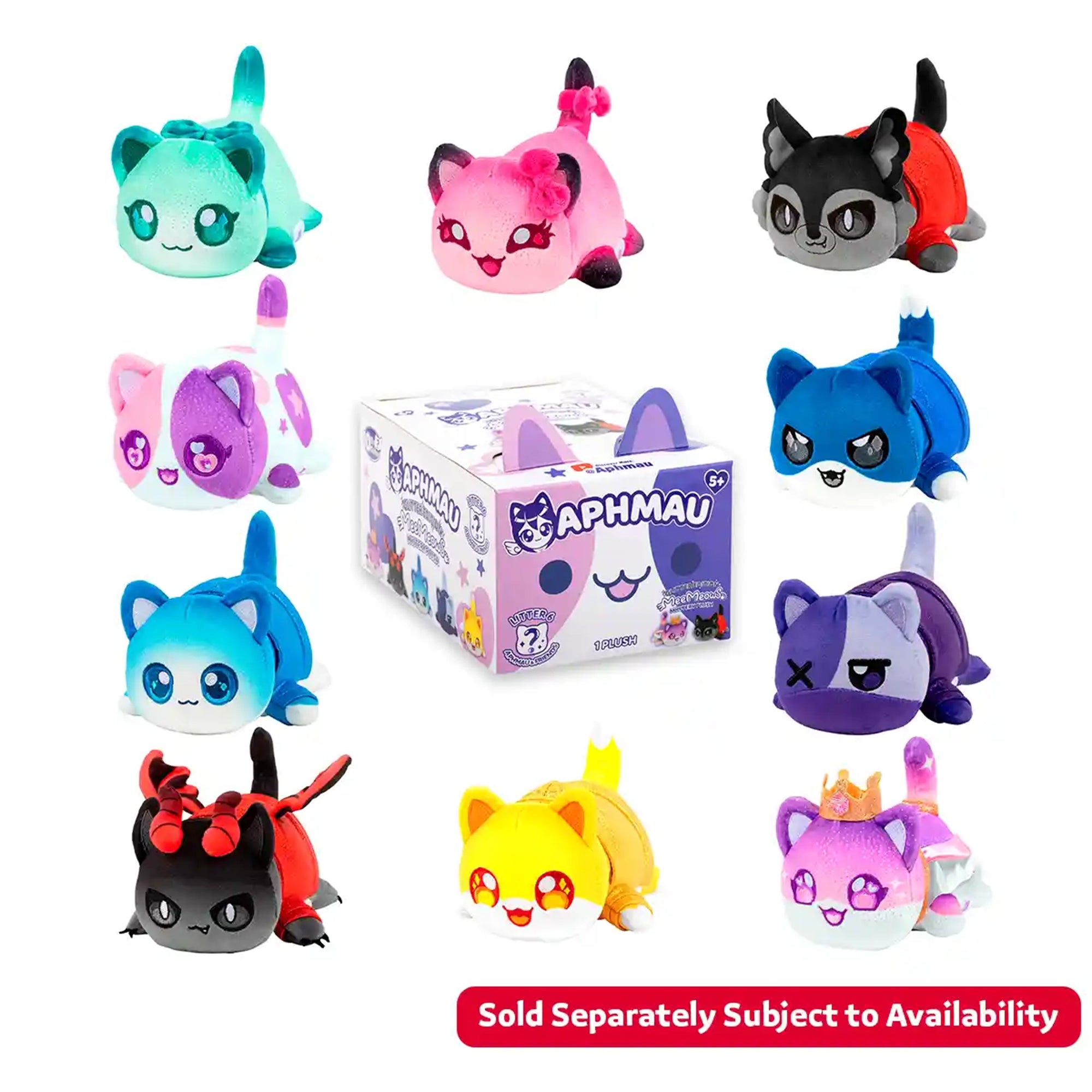 Aphmau Glitter Edition MeeMeows Mystery Plush 6inch