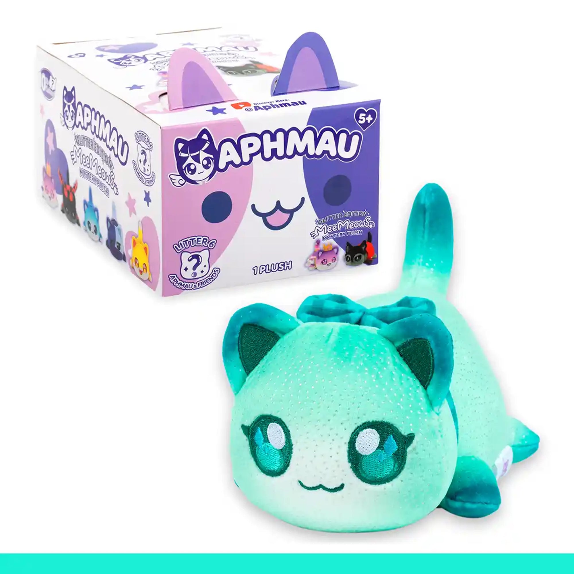 Aphmau Glitter Edition MeeMeows Mystery Plush 6inch