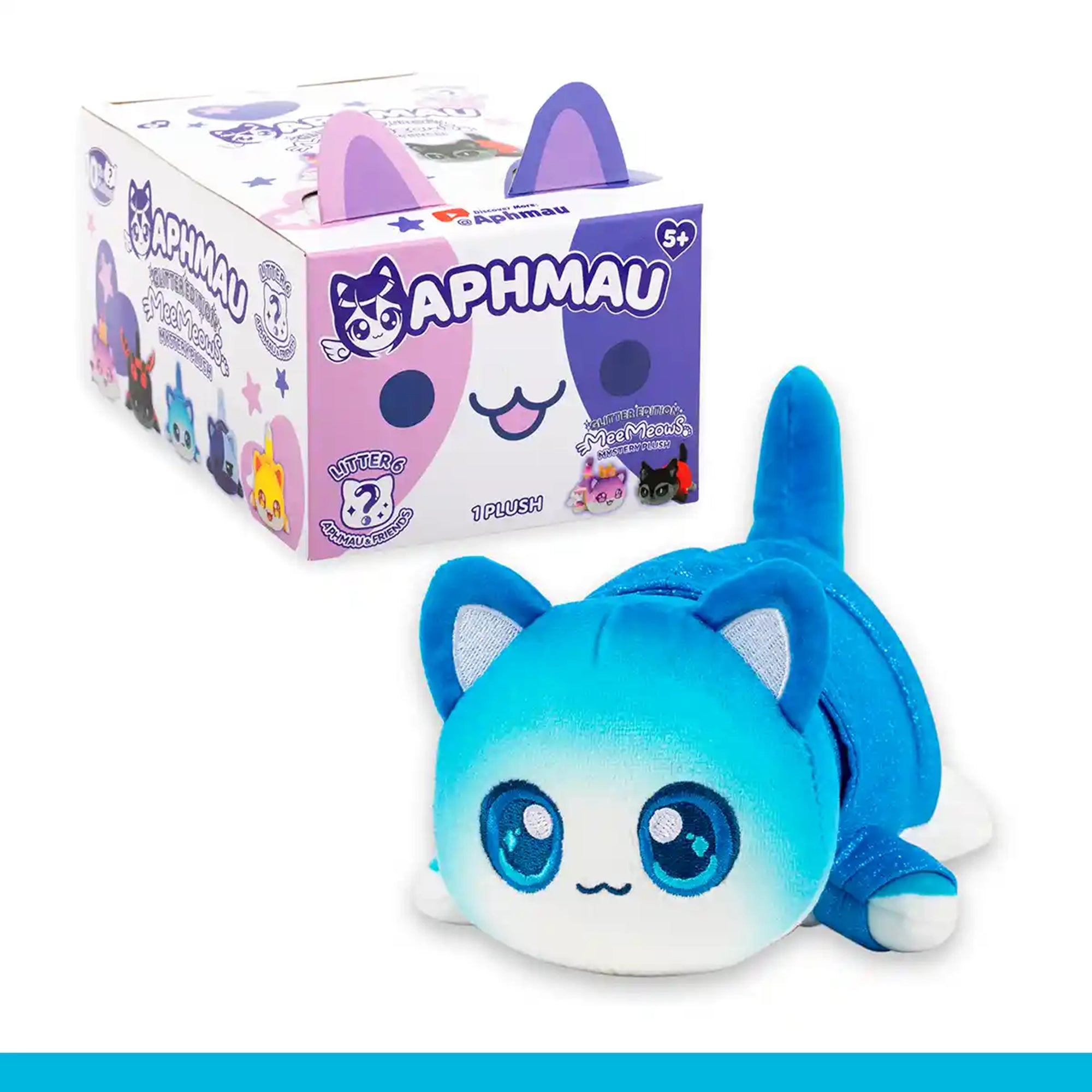 Aphmau Glitter Edition MeeMeows Mystery Plush 6inch