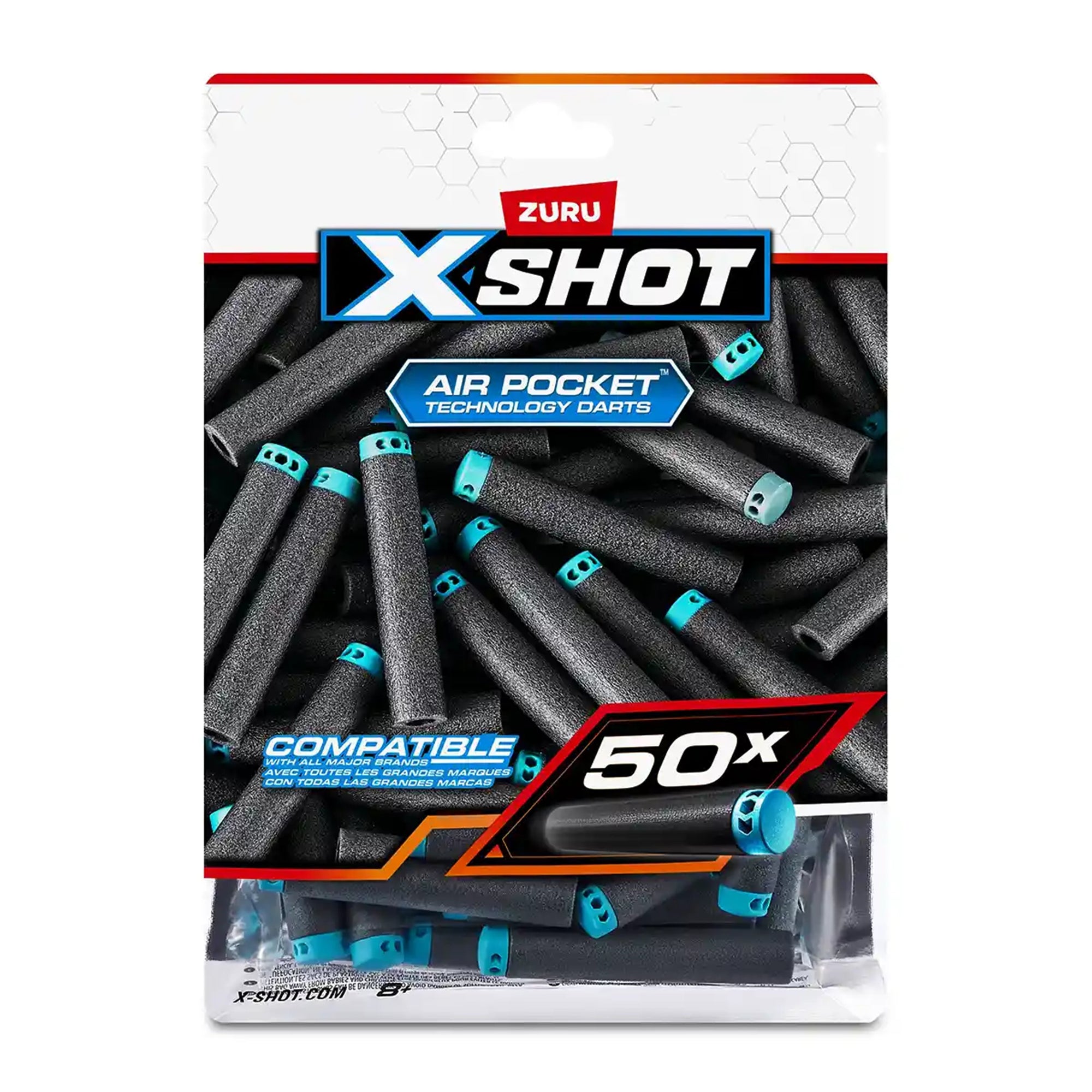 X-Shot Excel 50PK Refill Darts Foilbag