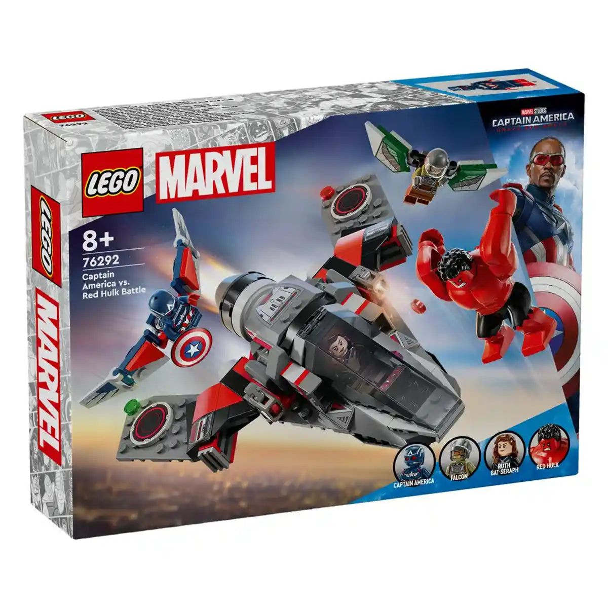 Lego Captain America vs. Red Hulk Battle 76292