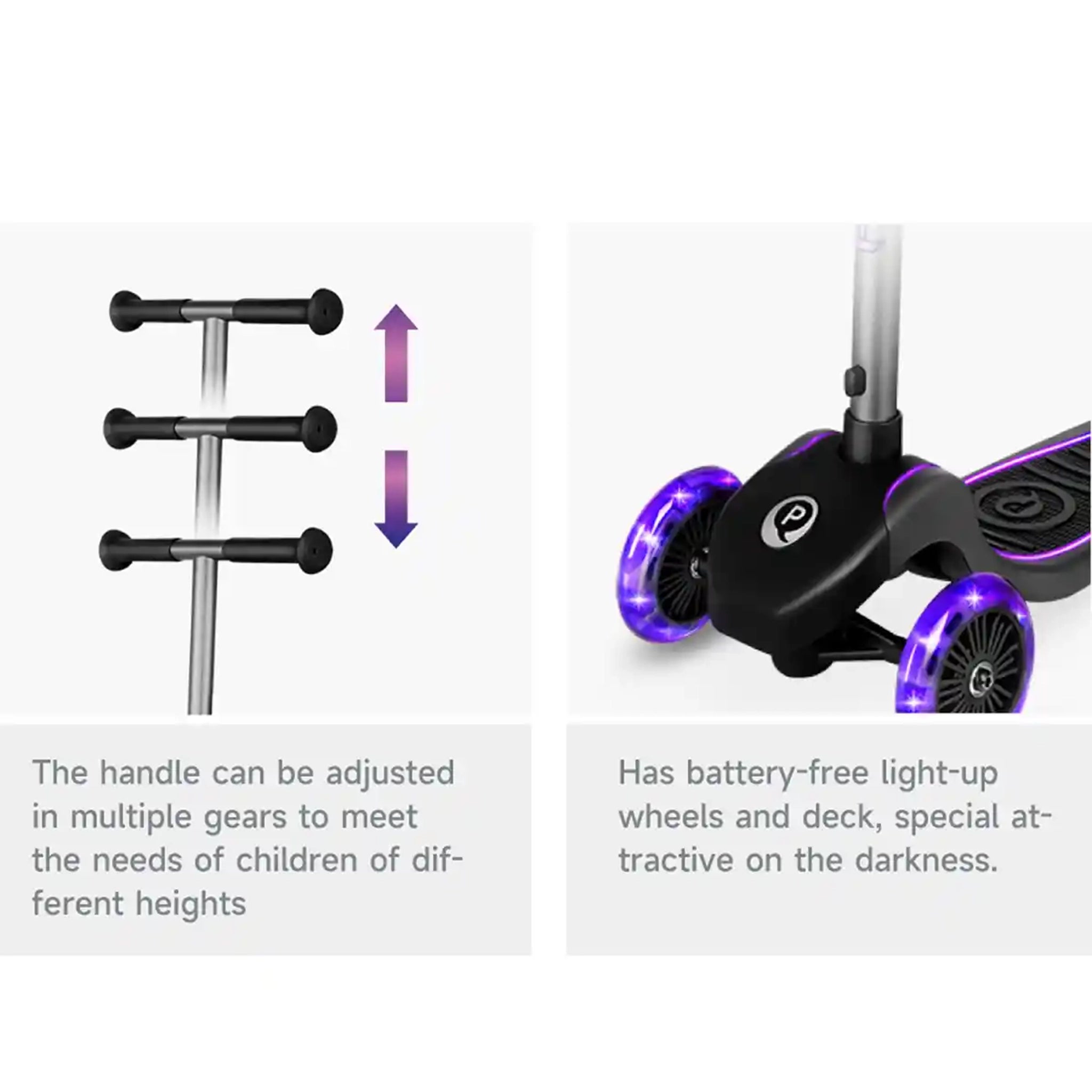 QPLAY FUTURE ECO scooter Purple