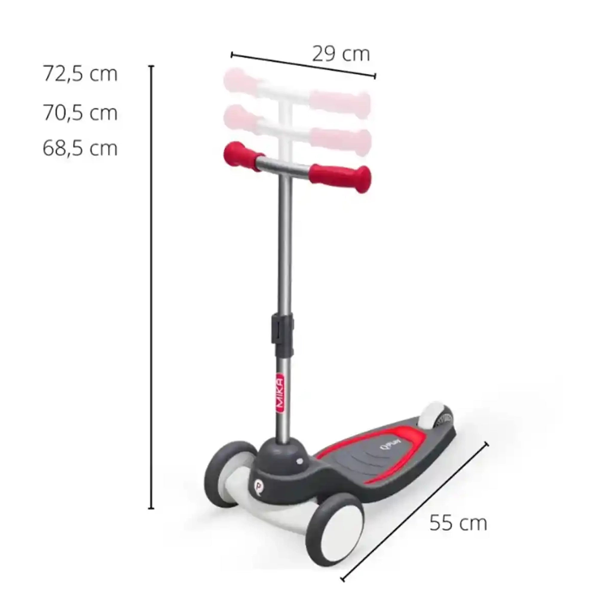 QPLAY MIKA scooter Red