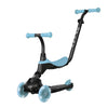 QPLAY SEMA EVO 5in1 scooter with 2in1 LED Flashing Front Wheels and Skate Board Sky Blue