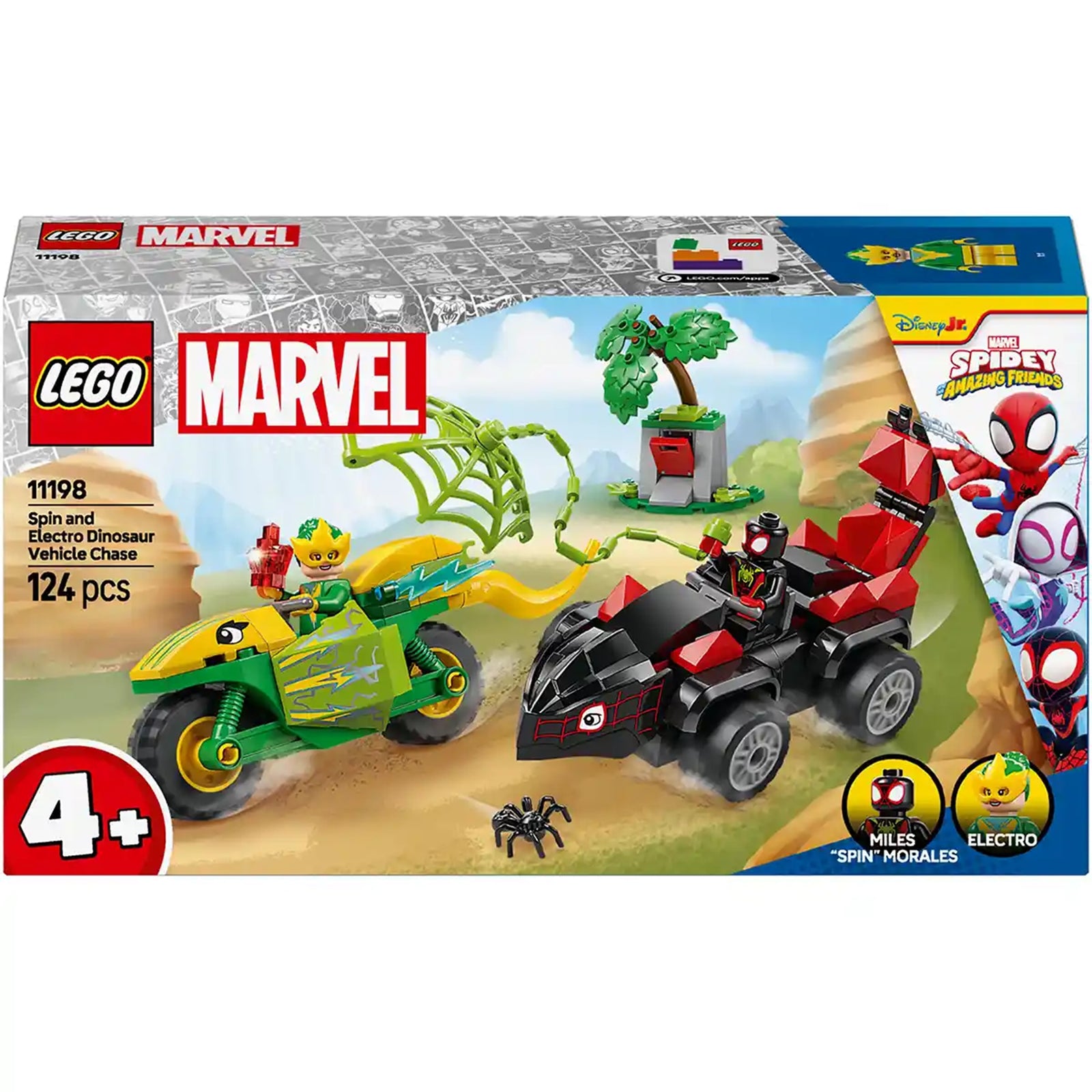 LEGO Marvel-Spidey LEGO 11198 Spin and Electro Dinosaur Vehicle Chase