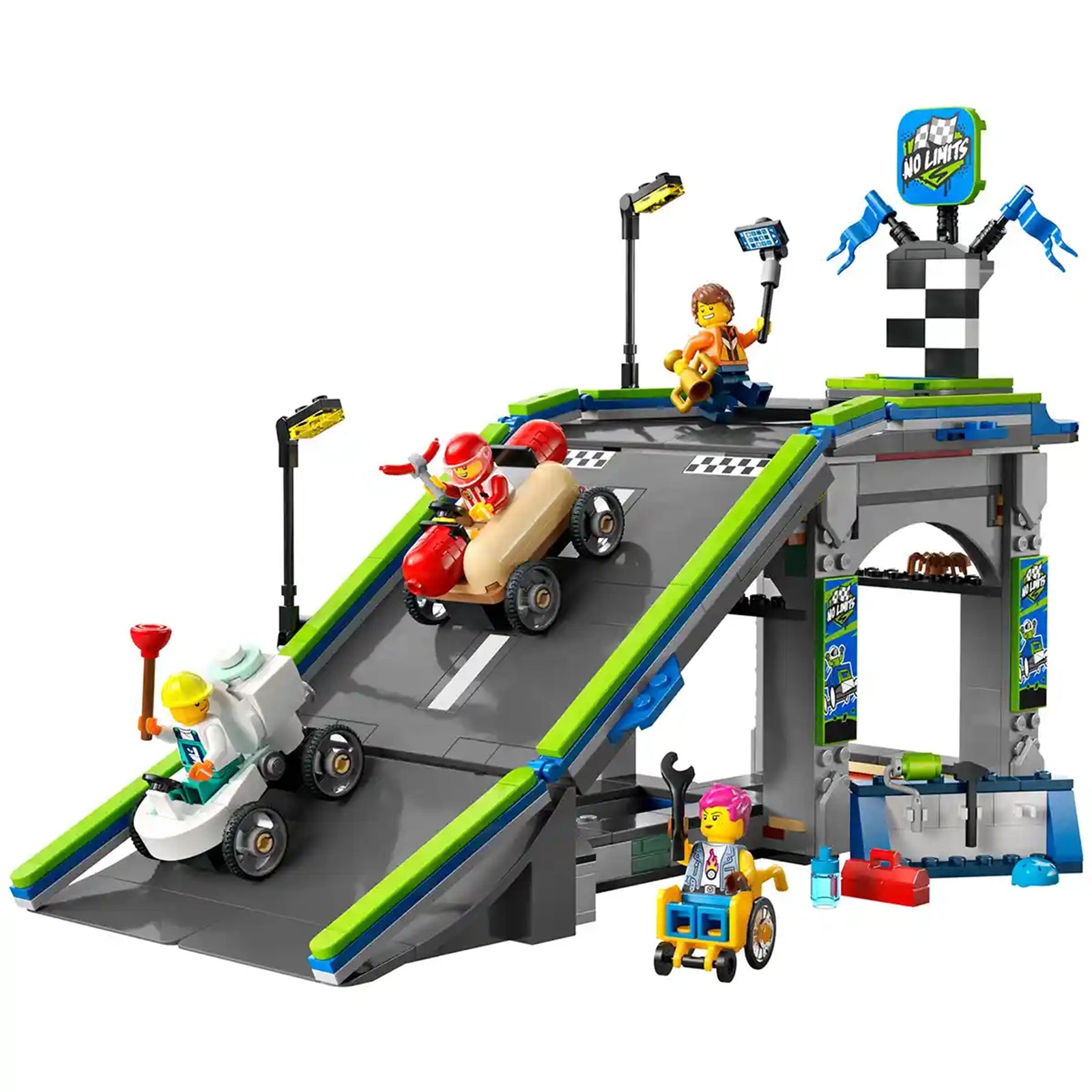 LEGO City LEGO 60460 No Limits: Race Car Ramp Track