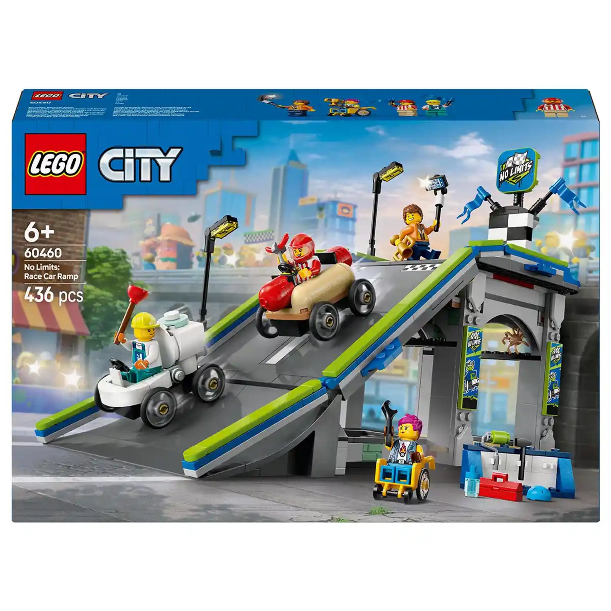 LEGO City LEGO 60460 No Limits: Race Car Ramp Track