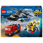 Lego 60462 Helicopter, Fire Truck & Submarine Remix