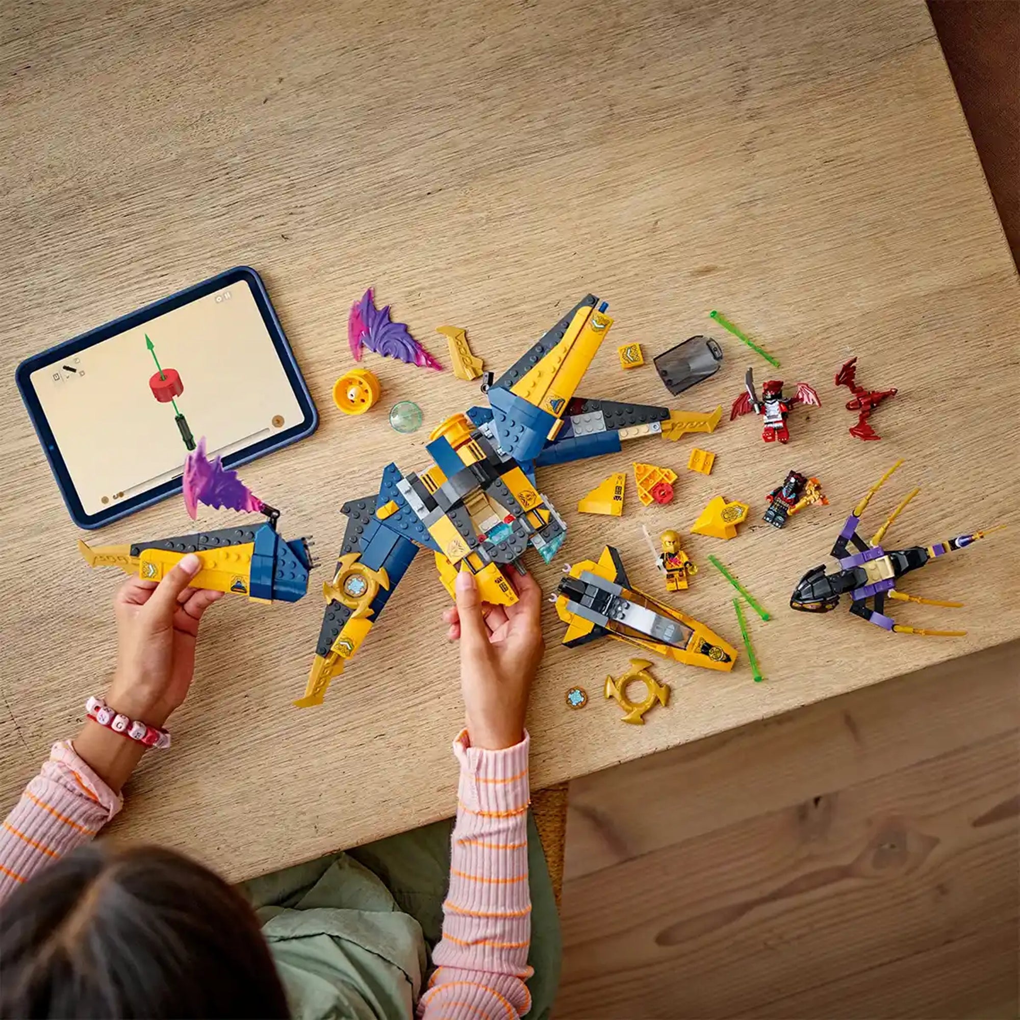 LEGO Ninjago LEGO 71833 Ras and Arin'S Super Storm Jet