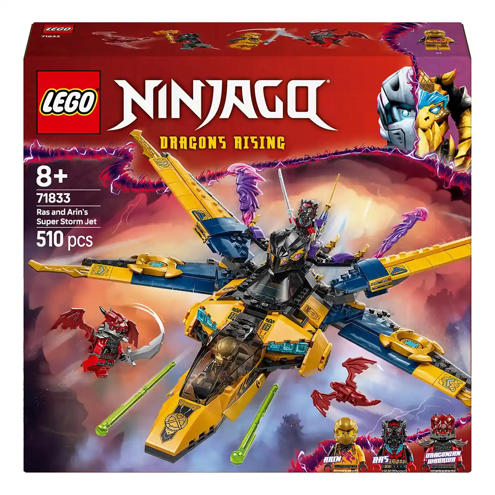LEGO Ninjago LEGO 71833 Ras and Arin'S Super Storm Jet