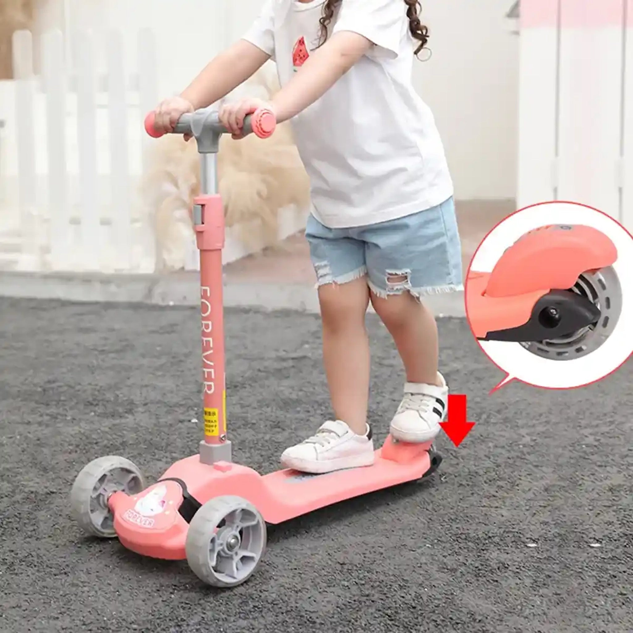 Forever Kids Scooter JD-H1 PINK