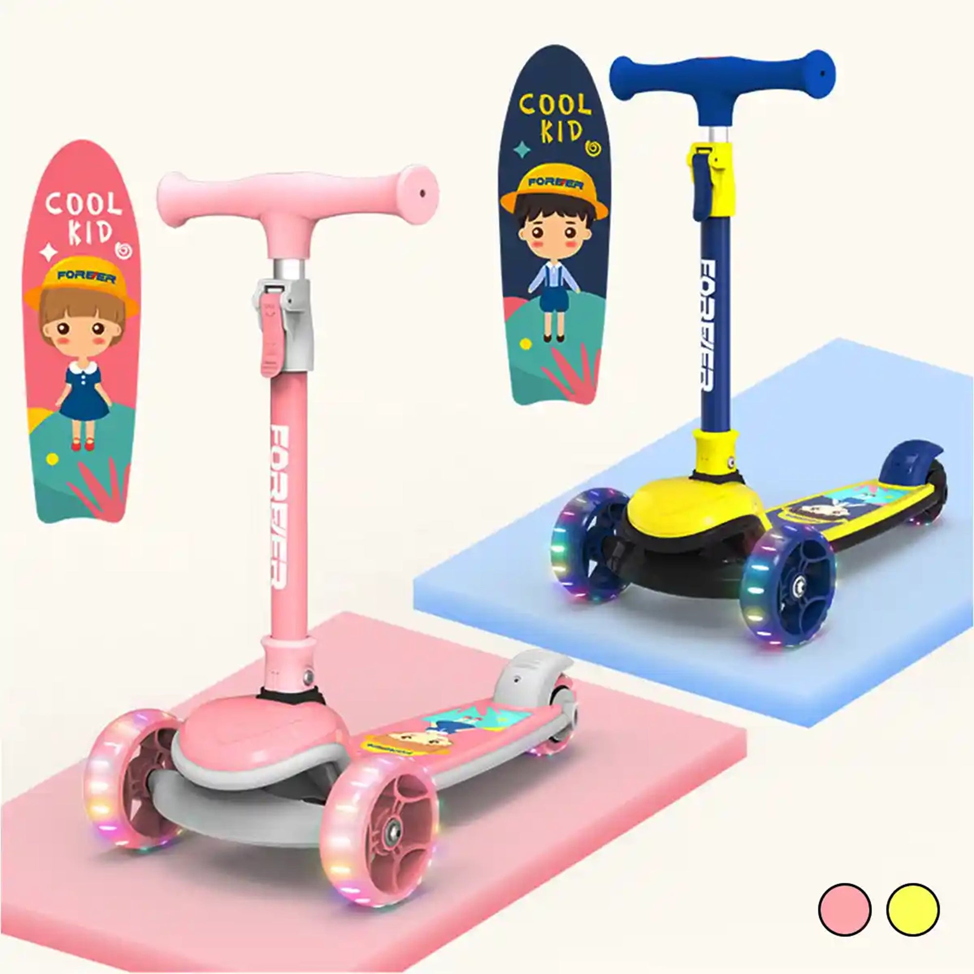 Forever Kids Scooter ST091 YELLOW