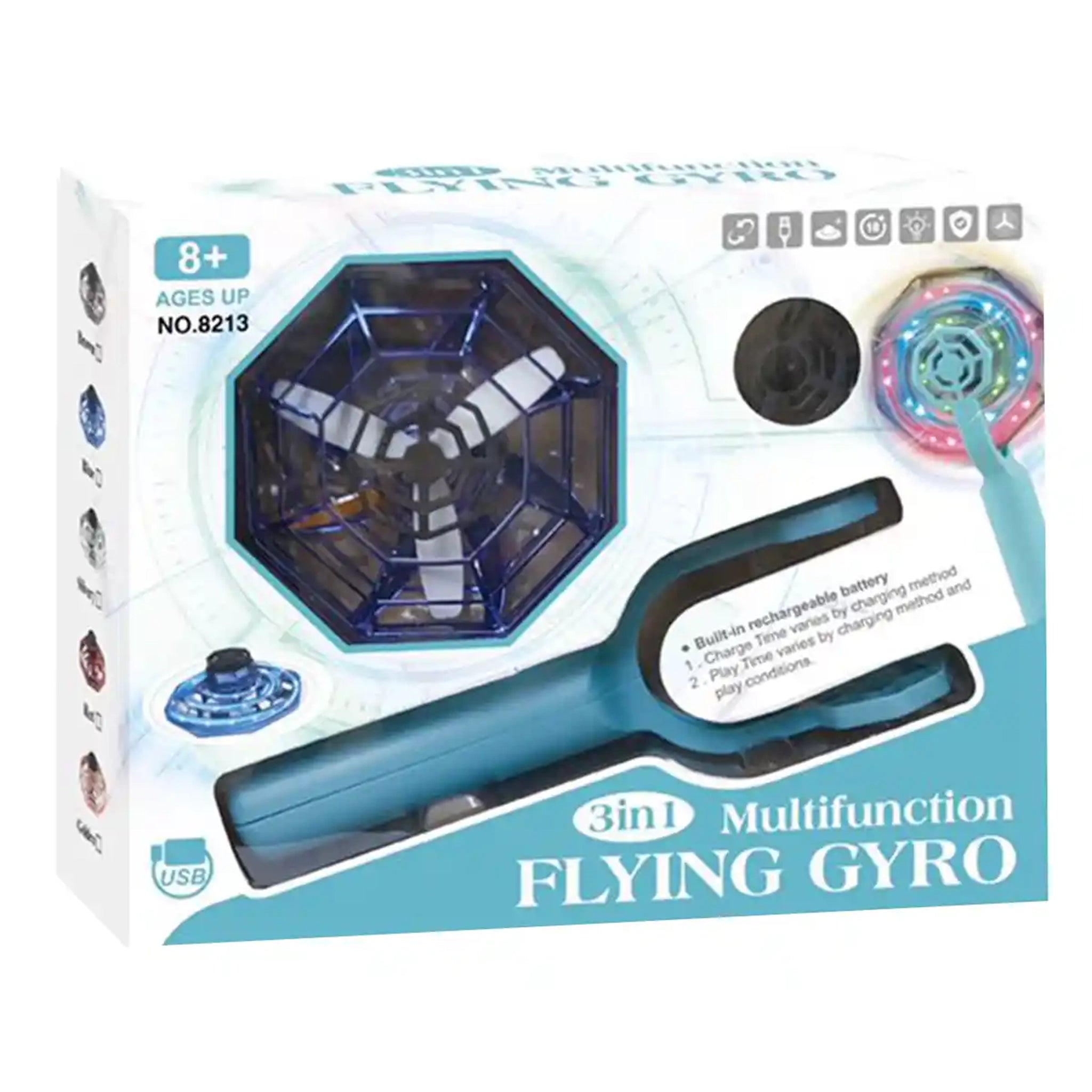 Three-in-one flying gyroscope