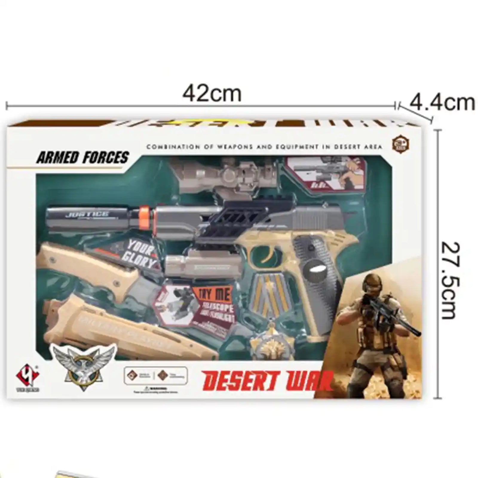 Armed Forces 54 multifunctional sound and light gun